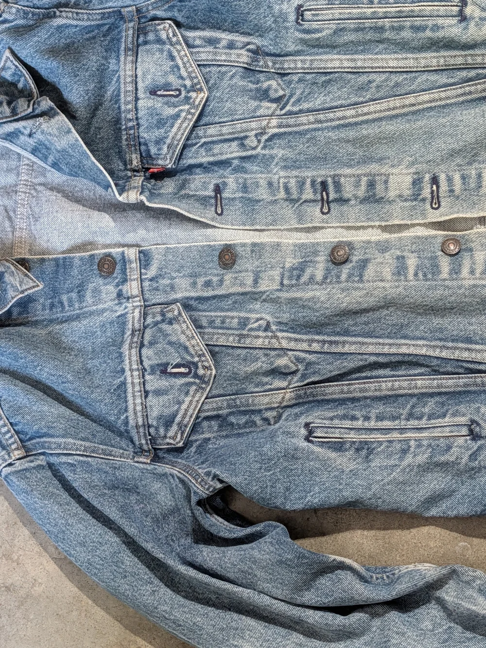 Vintage 1980s Levi's Denim Trucker Jacket Type III USA